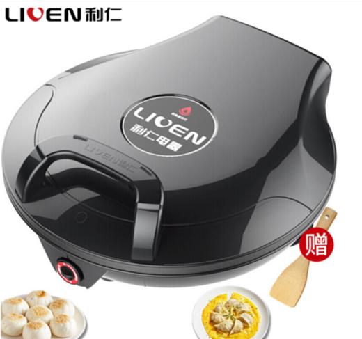 利仁（Liven）电饼铛家用双面加热煎饼铛煎烤机烙饼锅加深烤盘滑控火力调节LR-360A 【36CM】加长机械款电饼铛 商品图0