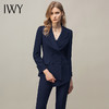 IWY/藏青色干练气质套装经典西装套裤女总裁职业装面试售楼部正装 CP11358藏青 商品缩略图0