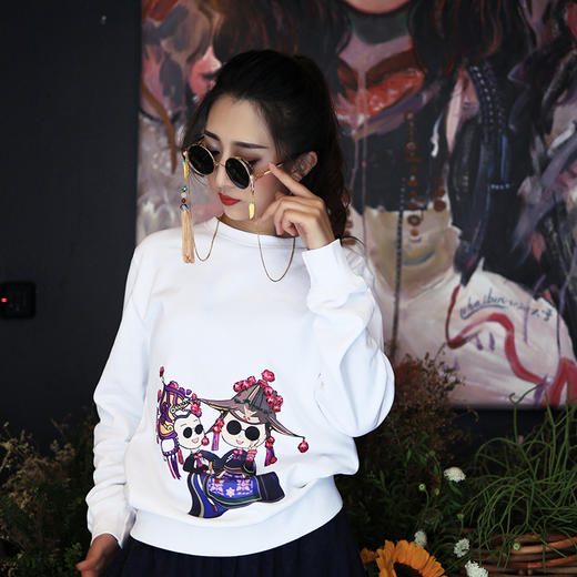 《阿鹏找金花》文创卫衣 / 黑色 白色 / 现货 商品图0