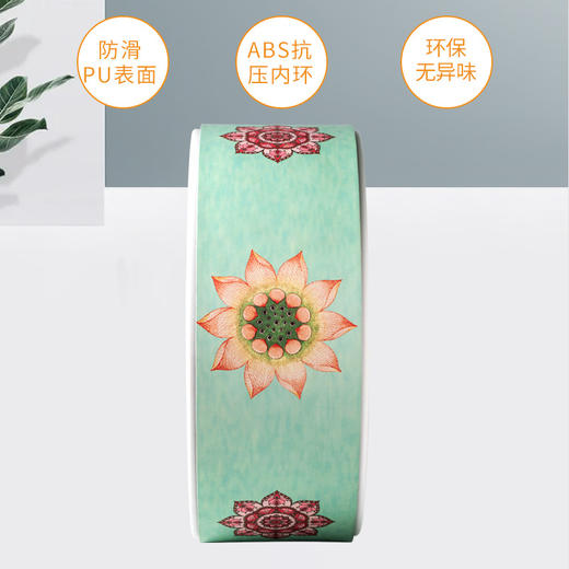 瑜伽轮 | 印花美背瑜伽橡胶加厚抗压后弯瑜伽圈瑜伽辅助轮 商品图1