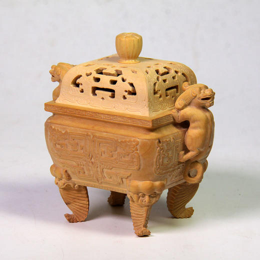 赤龙香炉°黄杨木 商品图11