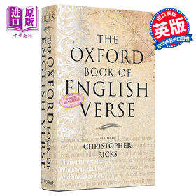 【中商原版】牛津英语诗歌 英文原版 The Oxford book of English verse 英国诗歌 Christopher Ricks 莎士比亚 华兹华斯