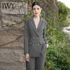 IWY/灰色加厚职业装西装正装女职业套装英伦风西服外套面试工装女 CP1344-E 商品缩略图0