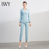 IWY/蓝色西装女套装2021新款女神范气质时尚高端职业装名媛正装工作服 CP1195 商品缩略图0
