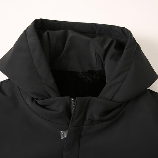 YvesFigarau伊夫·费嘉罗冬季新款兔毛内胆商务休闲保暖中长款尼克服923910 商品图2