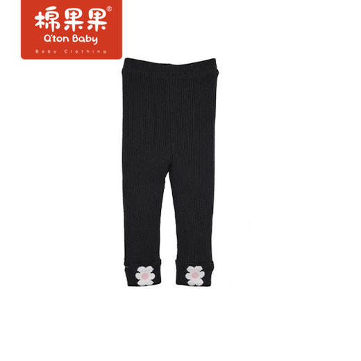 棉果果秋冬季女童棉线打底裤M422206519729 商品图3