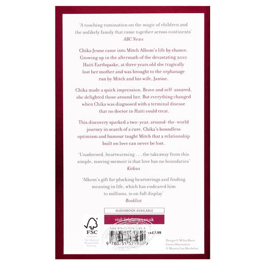 【中商原版】米奇 阿尔博姆 小女孩 地震与重组家庭 Finding Chika 英文原版 Mitch Albom 商品图1