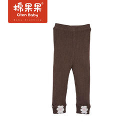 棉果果秋冬季女童棉线打底裤M422206519729