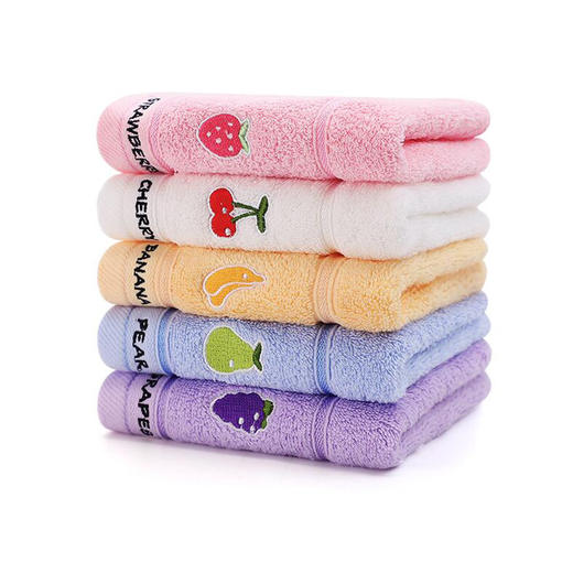 洁丽雅 儿童毛巾一条装 颜色随机 商品图0