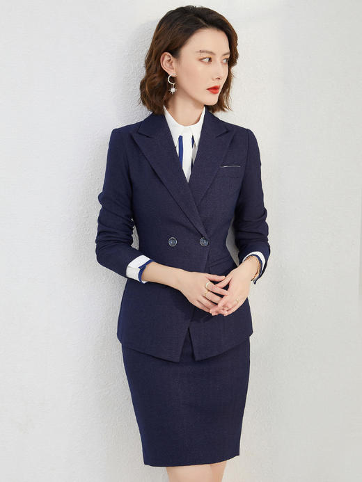 职业装正装女套装气质女神范秋冬时尚总裁西装套裙工作服职场通勤 商品图1
