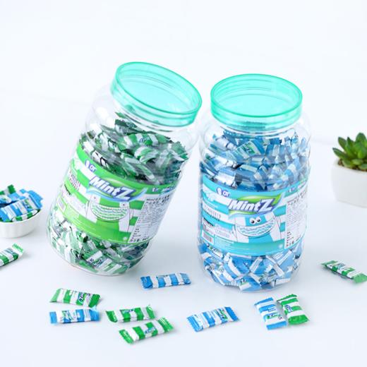 印尼MintZ薄荷味/双重薄荷味软糖（罐装）460g 口味清新 酷爽不停 嚼劲十足 060002/060001 商品图0
