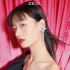 ZEGL设计师高奢系列蝴蝶耳夹女无耳洞耳挂高级感小众耳环秋冬耳饰 商品缩略图3