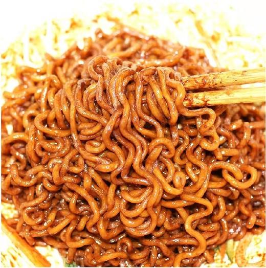 韩国炸酱面速食方便面5袋 懒人干拌面煮拉面泡面 韩式黑色杂酱面 商品图2