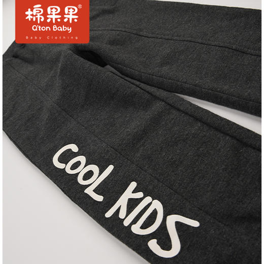 商场同款棉果果春季男童小毛圈针织运动长裤裤子M112200222095 商品图3