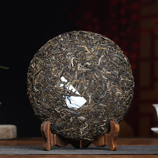 生普 |德丰昌 2021年蓝印生茶饼357g 商品图1