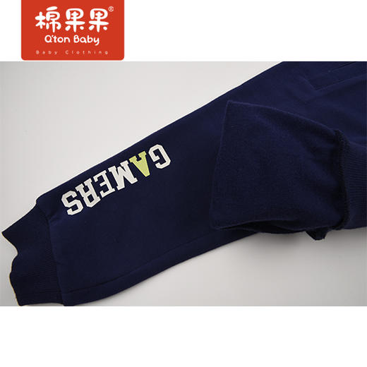 商场同款棉果果春季男童针织运动长裤裤子M112200222097 商品图2