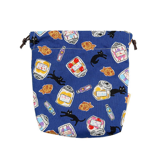 HUJI祤集Tidy收纳袋插画小黑猫 商品图1