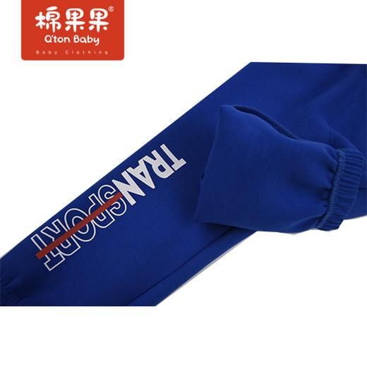 商场同款棉果果春季男童针织运动长裤裤子M112200222075 商品图2