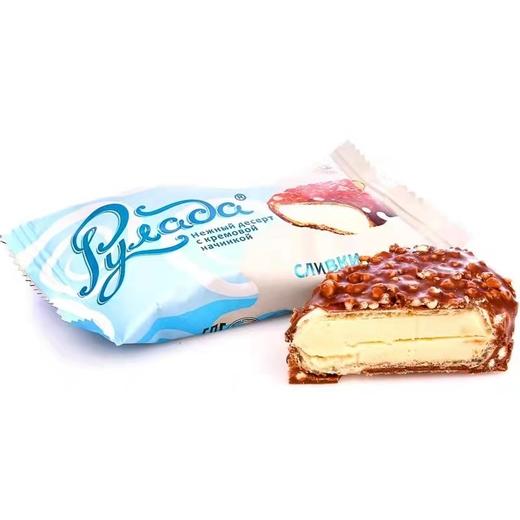 俄罗斯进口奶油巧克力夹心糖果牛奶零食500g 商品图6