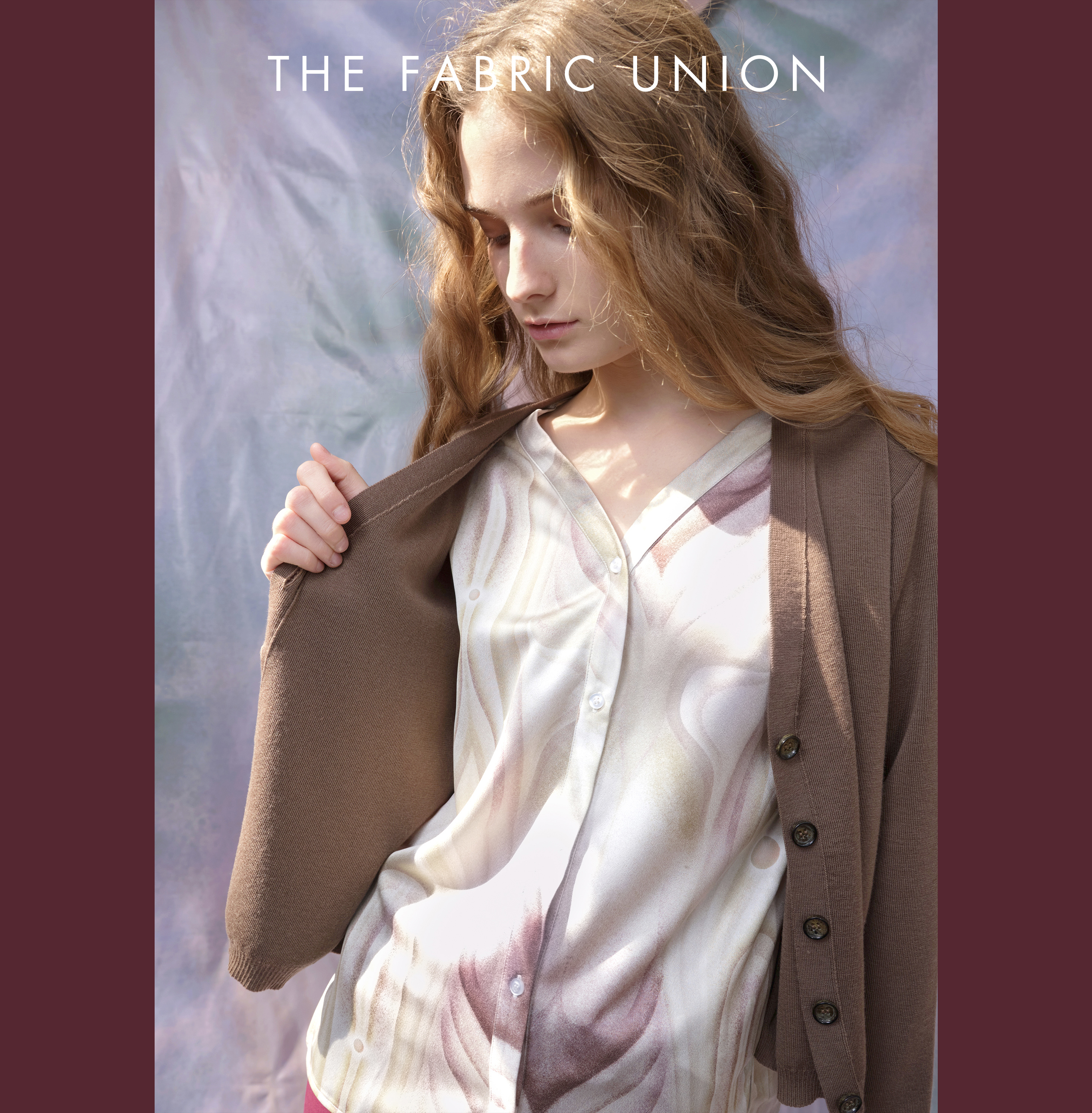 THE FABRIC UNION假两件羊毛外套休闲微喇叭裤