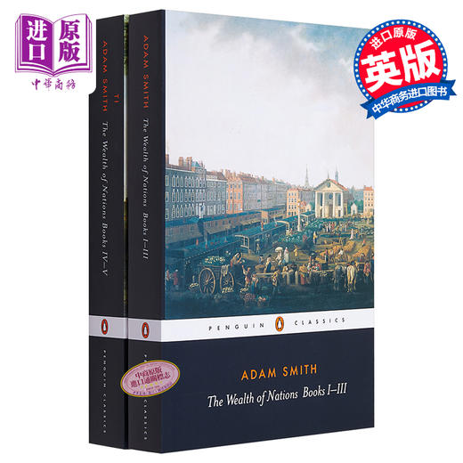 【中商原版】国富论系列 2本套装 The Wealth of Nations Books  英文原版 Adam Smith 商品图0