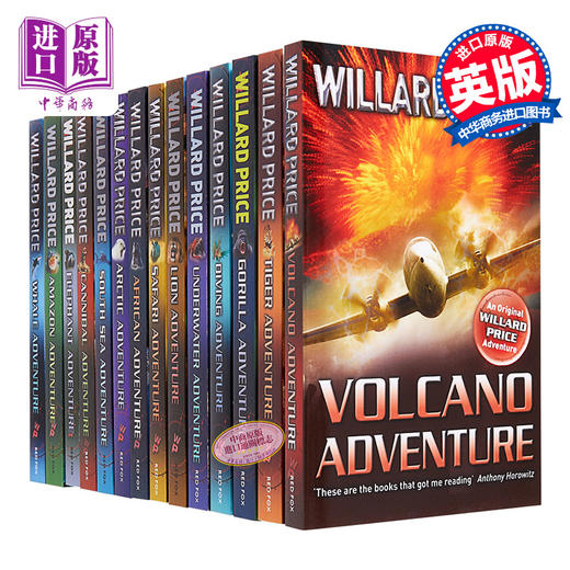 【中商原版】哈尔罗杰历险记系列 14本套装 Arctic Adventure 英文原版 Willard Price 商品图1