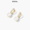 ZEGL猫眼石耳环女小众设计感高级耳扣耳钉ins风韩系复古秋冬耳饰 商品缩略图3