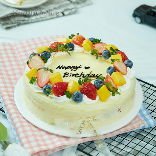 芒果千层蛋糕，每一粒香甜的果肉在瞬间溢出，幸福的感觉就在这里【惠州】 商品图3