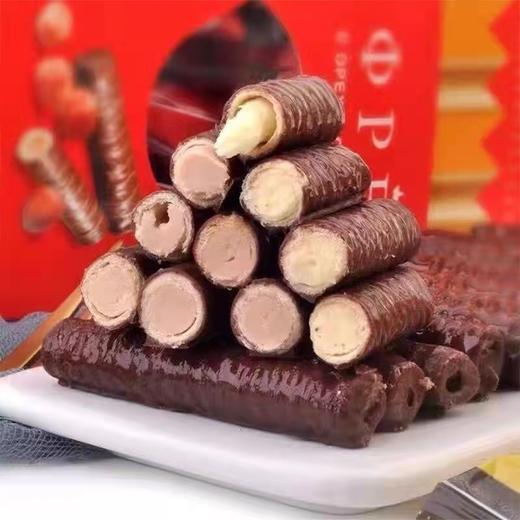 俄罗斯进口拉迈尔牌星空巧克力手指棒榛仁味香草冰激凌味零食食品 商品图2