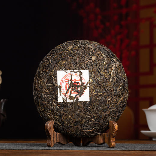 生普 |德丰昌 2021年 大红印 古树生茶饼357g 商品图1