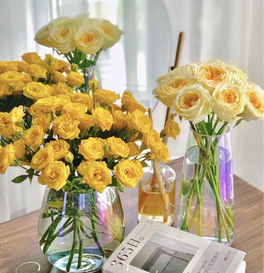 【玫瑰的故事】玫瑰主题包年周花，浪漫小惊喜，每次收一束不同品种的玫瑰花，共计52束，加送2个花瓶 商品图2