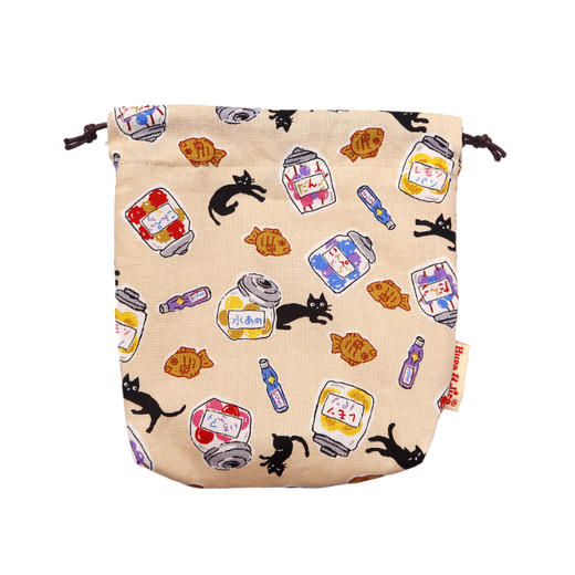 HUJI祤集Tidy收纳袋插画小黑猫 商品图4