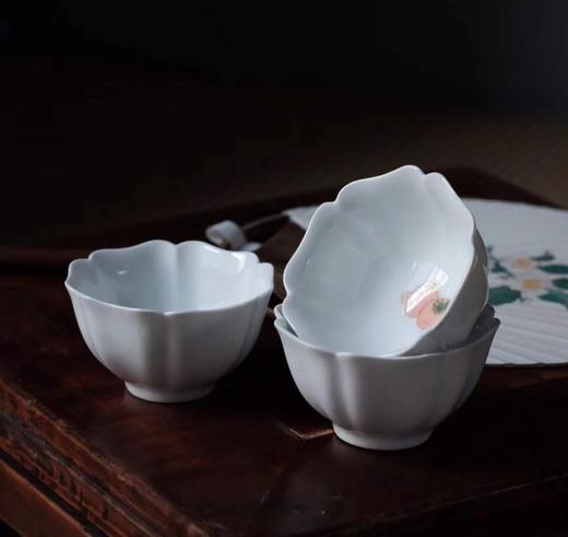 自慢堂不言美器茶杯 苍绿釉 白釉 釉中彩 凌波杯 静客杯 商品图2