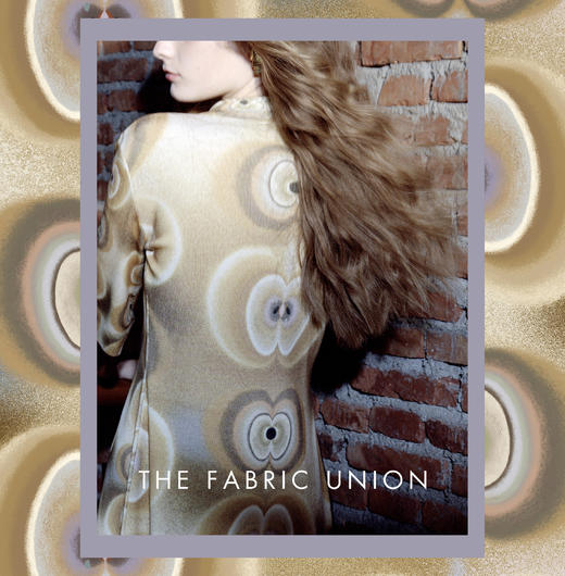THE FABRIC UNION印花拼接羊毛外套休闲微喇叭裤 商品图1