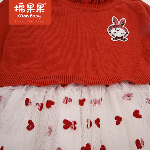 商场同款棉果果春季女童网纱棉线连衣裙M122700422113 商品图4