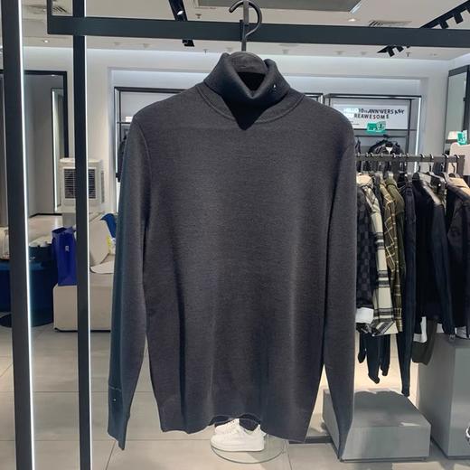 太平鸟男装2021秋冬新款针织衫斯文高领毛衣打底B1EGB4327 商品图0