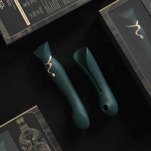 【顺丰包邮】【女王波动棒、一棒两用】ZALO埃及艳后女用高潮器震动双模式G点按摩刺激学生夫妻女用自尉高潮神性工具 商品图4