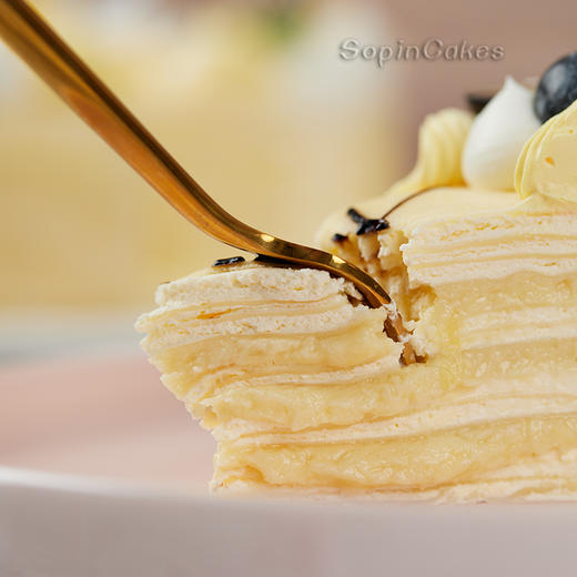 榴莲千层蛋糕，“小清新的外表，纯美味的内心”【惠州】 商品图6