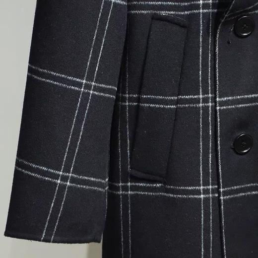 太平鸟男装2021冬新款时尚休闲双面呢毛呢大衣B1AAB4422 商品图2