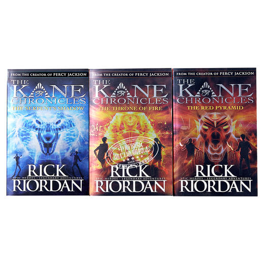 【中商原版】埃及守护神系列 3本套装 红色金字塔 蛇的阴影 火宝座 The Kane Chronicles Book 英文原版 Rick Riordan 商品图2