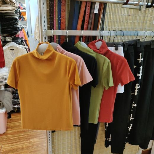 女高领打底短T630 商品图0