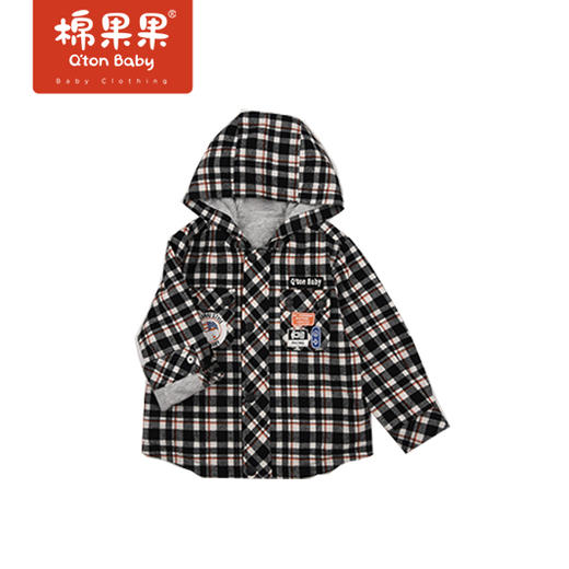 商场同款棉果果春季男童格布连帽外套M112100422070 商品图2