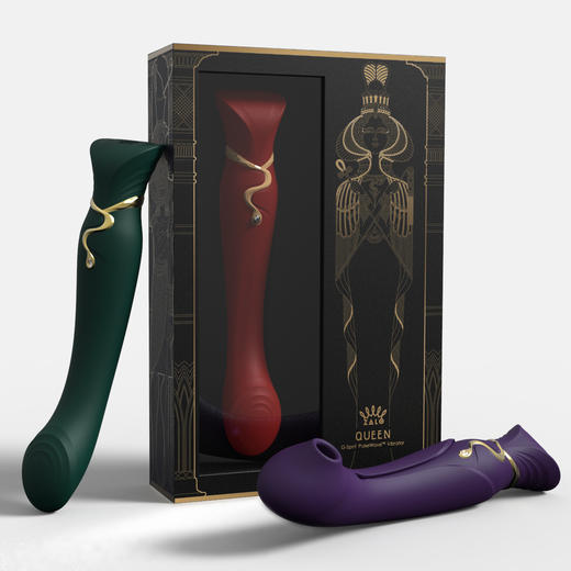 【顺丰包邮】【女王波动棒、一棒两用】ZALO埃及艳后女用高潮器震动双模式G点按摩刺激学生夫妻女用自尉高潮神性工具 商品图7