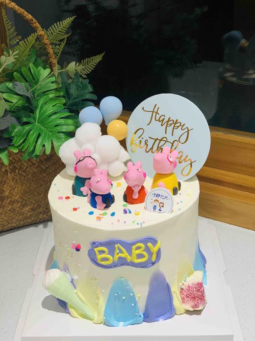 小猪佩奇奶油蛋糕 下单前请仔细阅读商品详情 商品图0