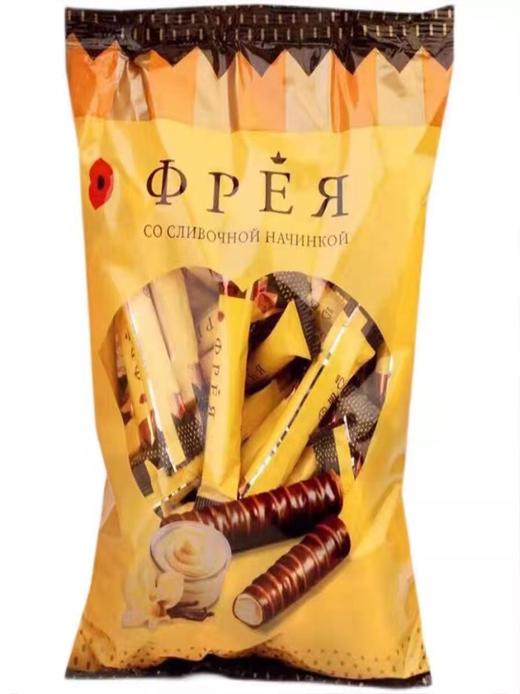 俄罗斯进口拉迈尔牌星空巧克力手指棒榛仁味香草冰激凌味零食食品 商品图0