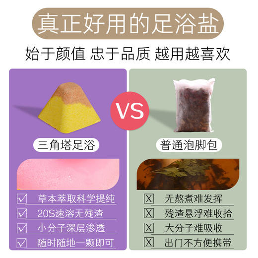 「爱上泡脚！年轻一派足浴新选择」泡脚丸足浴球小火山 泡脚球艾草泡脚丸浴沐浴清洁盐球 商品图1