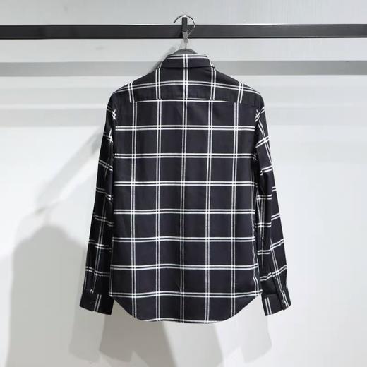 太平鸟男2021冬新款时尚休闲格纹长袖衬衫B1CAB4235 商品图1