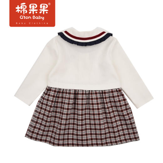 商场同款棉果果春季女童学院风连衣裙M122700422114 商品图2