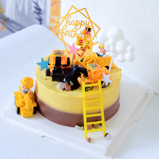 挖土机儿童蛋糕 商品图3