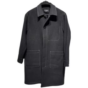 B2AAB4369太平鸟男装2021冬季新款时尚休闲商务宽松双面毛呢大衣